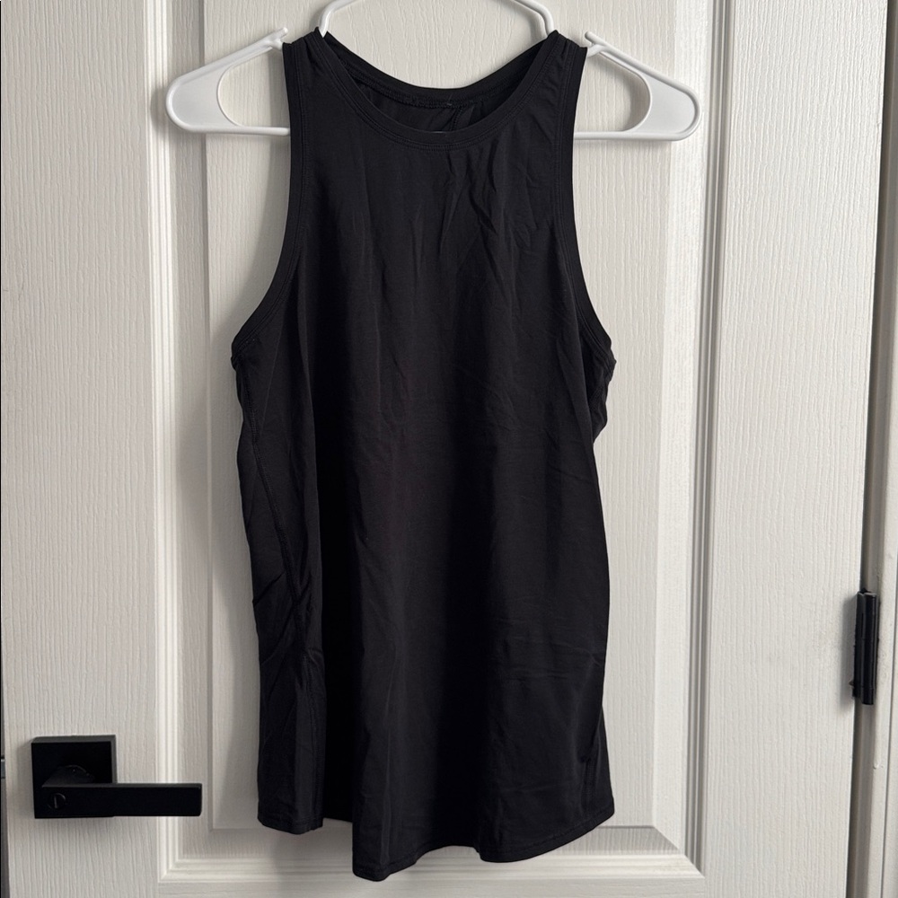 Black Sleeveless Tank Top